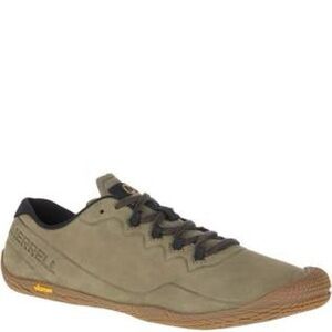 🍐 MERRELL Womens Vapor Glove 3 Leather Gray Green - Size 8 🍐